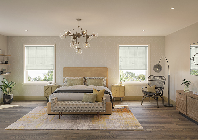 Illusion, Soft Grey - Twist&Fit Roller Blind - Image 8